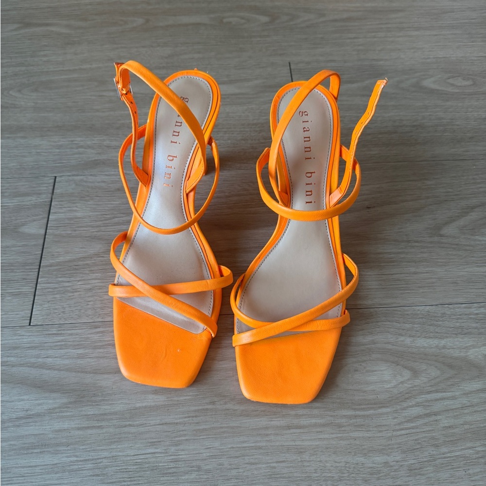 Gianni Bini Citro Orange Heels